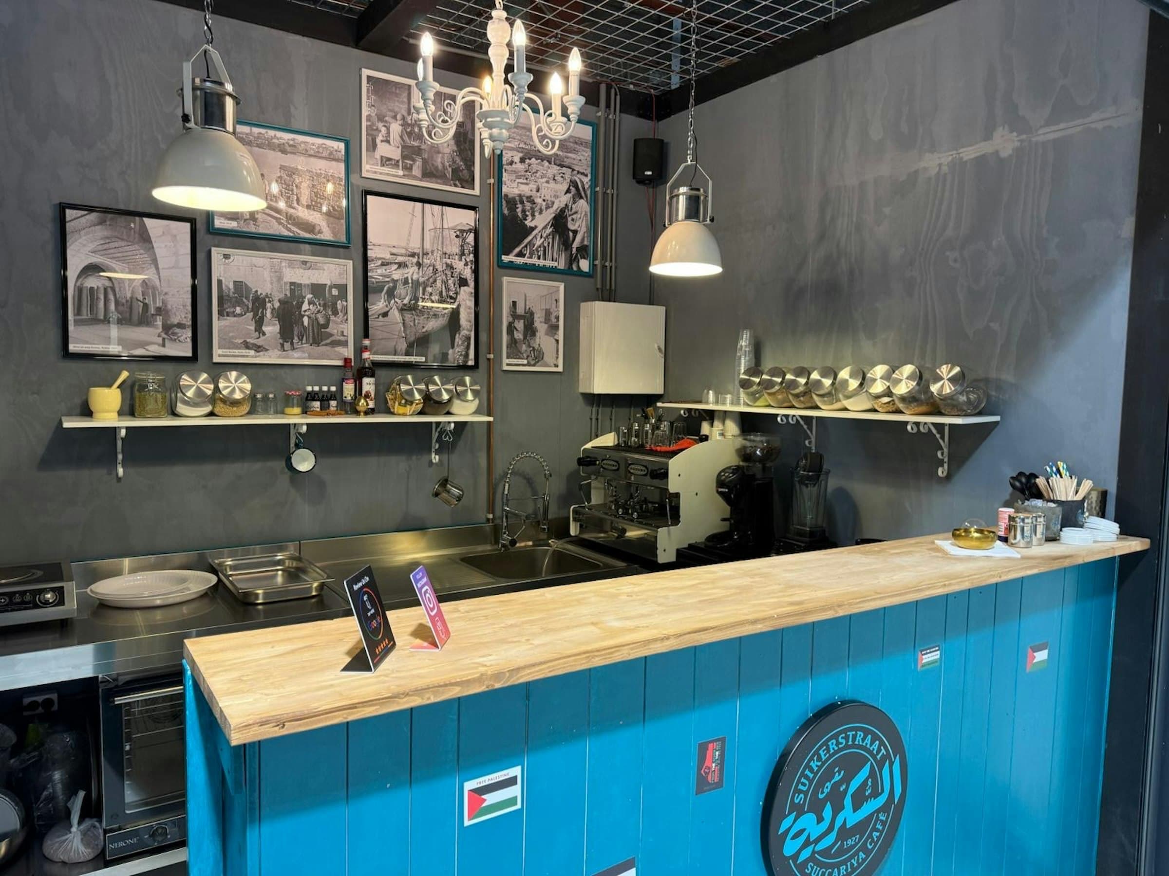 Cafe in de Beverwijkse Bazaar
