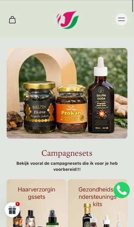 Webshop biologische producten